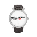 COURT OF APPEAL STREET  Wrist Watch