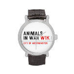 animals in war  Wrist Watch