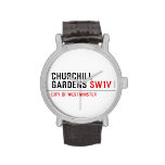 churchill gardens  Wrist Watch