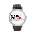 MEMORY LANE  Wrist Watch