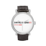 Shithole Road  Wrist Watch
