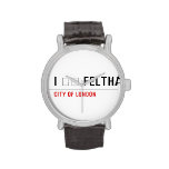 I ❤️ FELTHAM  Wrist Watch