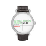 ISHMAEL MAKGAE MUSONA  Wrist Watch