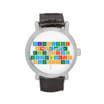 felicesvacaci
 onesdesde
 elhospital 
 universitario
 severoochoa  Wrist Watch