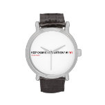 Keep calm is Faith birthday w1  Wrist Watch