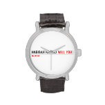 Habibah Rashid  Wrist Watch