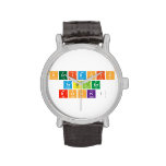 PERIDOIC
 TABLES
 ROCK!  Wrist Watch
