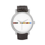 Tabla Periodica  Wrist Watch