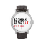 Bodhran Street  Wrist Watch