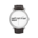Happy birth day  Ragav  Wrist Watch