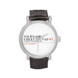 Your Name Street anuvab  Wrist Watch
