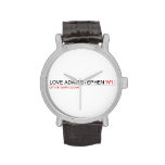 Love adam stephen  Wrist Watch