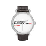 Upper Middle Management Lane  Wrist Watch