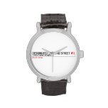 Designated Shitting Street  Wrist Watch