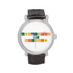 laboratorio
 de
 Ciencias  Wrist Watch