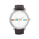 Growth On MAP  Wrist Watch