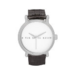 Be calm and do science  Wrist Watch