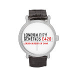 LONDON city genetics  Wrist Watch