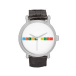 Science teacher  Wrist Watch