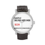 CASTLE  JULIAN ASSANGE    Wrist Watch