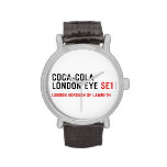 COCA-COLA LONDON EYE  Wrist Watch