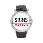 signs  Wrist Watch