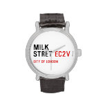 Milk  Stret  Wrist Watch
