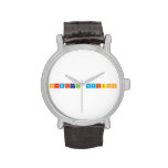Chemical Revision  Wrist Watch