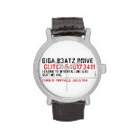 Giga B3atz Drive   Wrist Watch