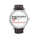 Shakespeare's globe   Wrist Watch