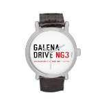 galena drive  Wrist Watch