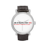 Joe Strummer Way  Wrist Watch