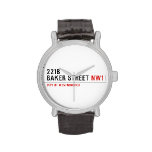 221B BAKER STREET  Wrist Watch
