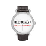 Hot Rod Blvd  Wrist Watch