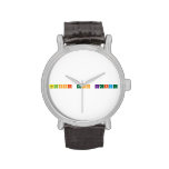 geloof hoop liefde  Wrist Watch