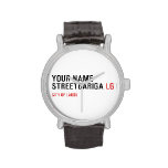 Your Name StreetBariga  Wrist Watch