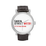 Ganja Street  Wrist Watch