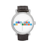 Feliz dia 
 do Quimico  Wrist Watch