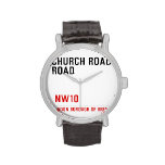 CHURCH ROAD ROAD      Wrist Watch