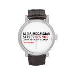 Aleia Mccalman Street  Wrist Watch