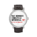 raf bomber command memorial  Wrist Watch
