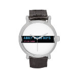 abbey wood boys   Wrist Watch