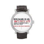 DekZalus Blvd.   Wrist Watch