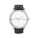 free happy life vision love peace  Wrist Watch