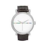 What elements are in your name? 
   Wrist Watch