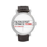 Fulton street Extracts  Wrist Watch