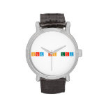 CHem is try  Wrist Watch