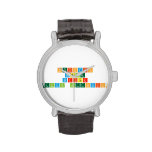 Periodic
 Table
 Writer
 Eldin Aletovic  Wrist Watch