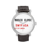 BOSCO  CLOSE    Wrist Watch