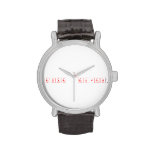 I 
 LOVE  ELIJAH                               Wrist Watch